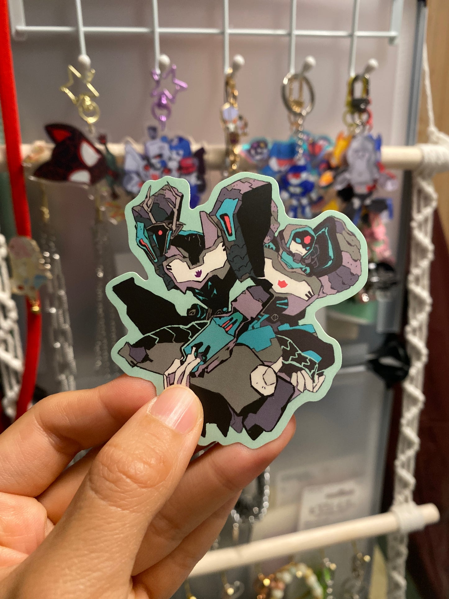 tf animated | shockwave: 3x3" vinyl sticker