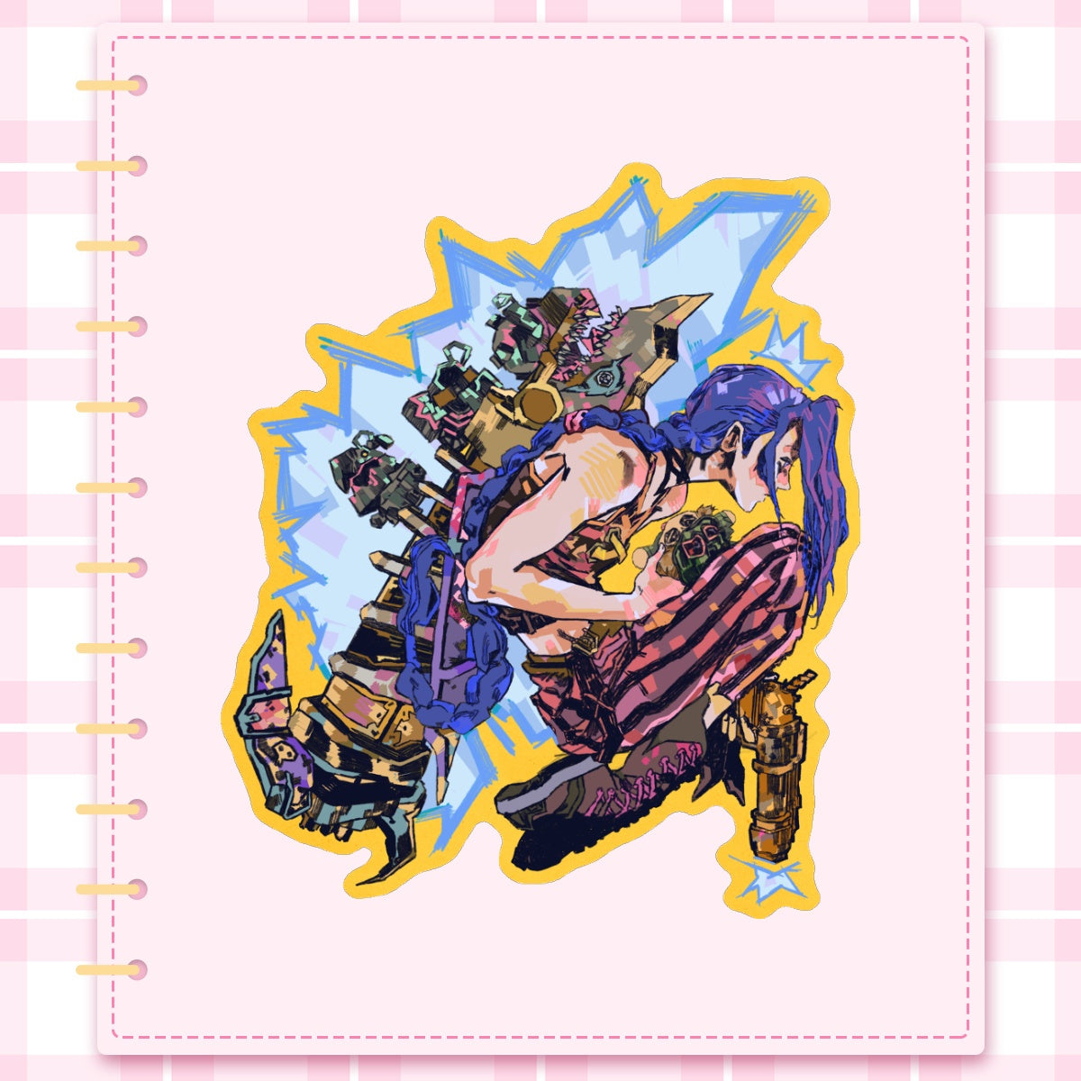 🔫: jinx | 3" sticker
