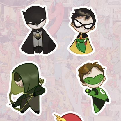 dc | sticker sheet