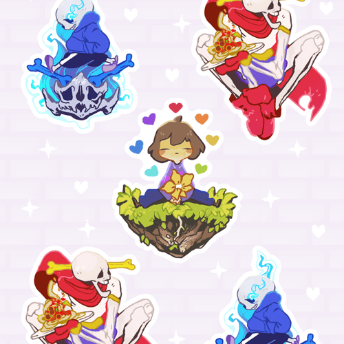 undertale | sticker sheet