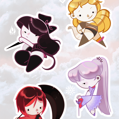 rwby | sticker sheet