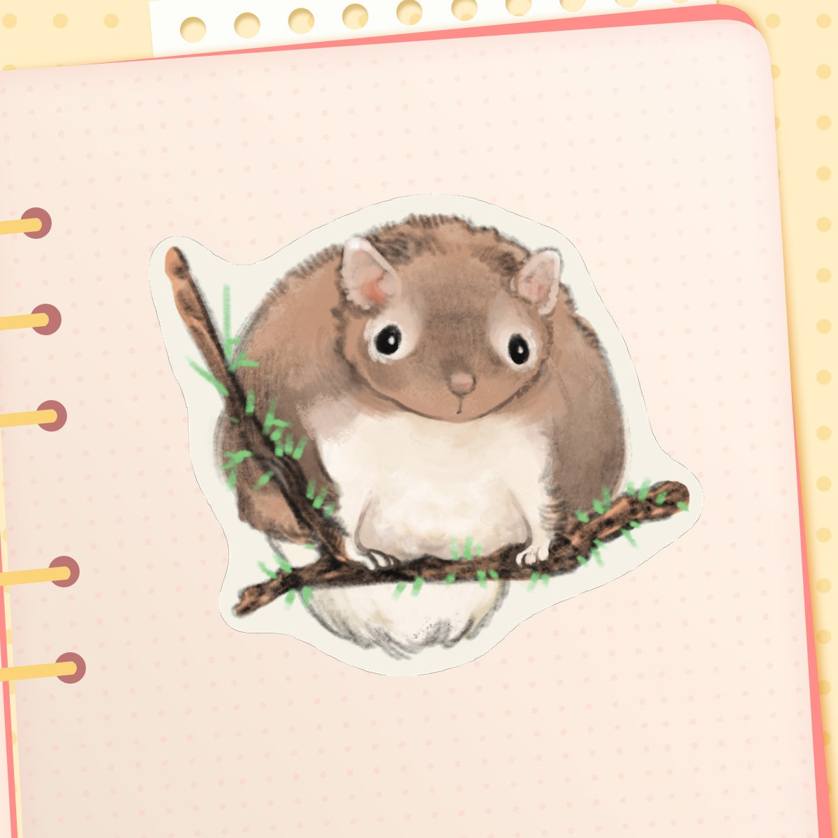 🦊: squirrel | 2.5" sticker