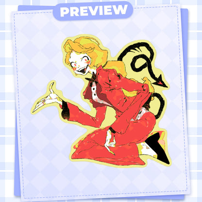 👹 🏨: charlie | 3" sticker
