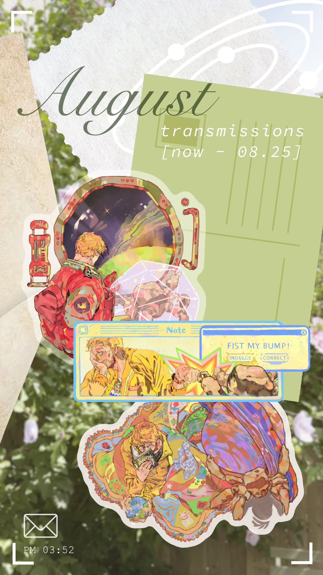 transmissions ⚛︎ snail mail subscription