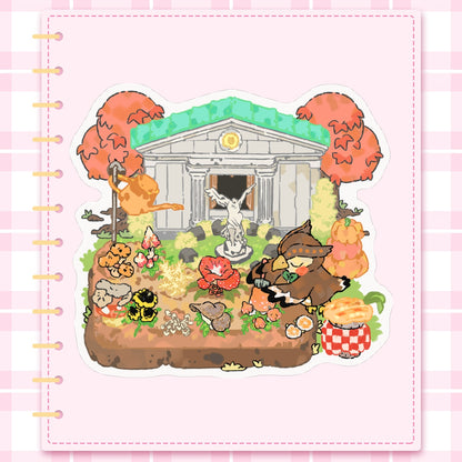ac: blathers | 3" sticker