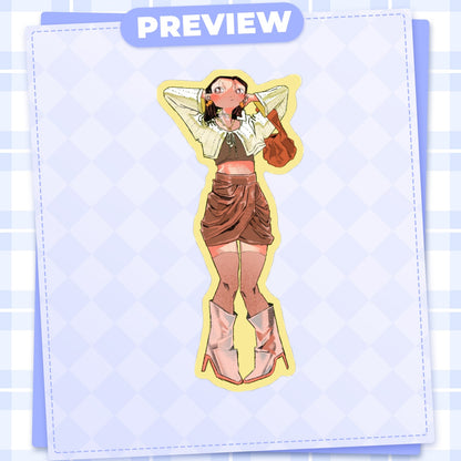 Girls Girls Girls: Winter | 3x3" sticker