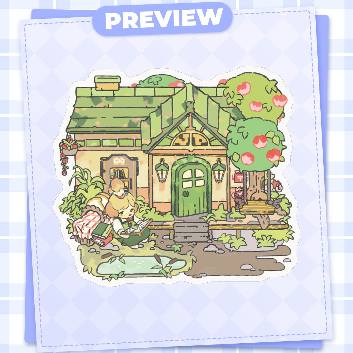 ac: isabelle | 3" sticker