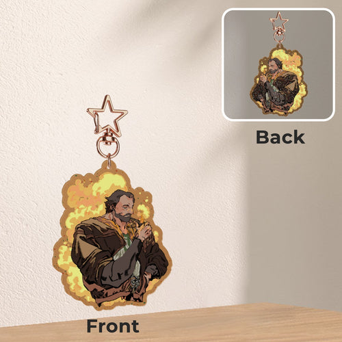 Arcane: Vander | 7cm glitter colour-edge charm