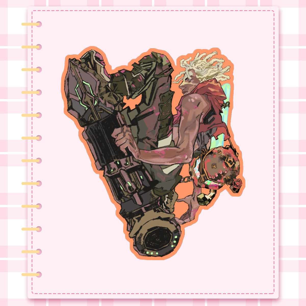 🔫: ekko | 3" sticker