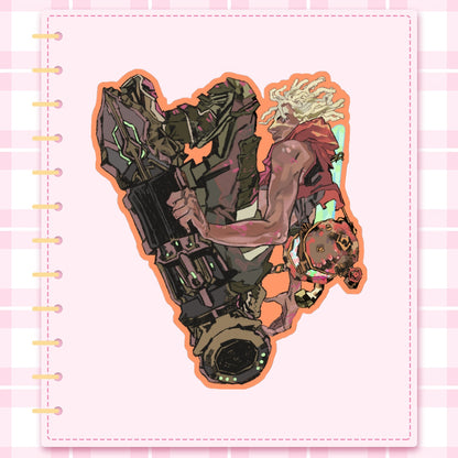 🔫: ekko | 3" sticker