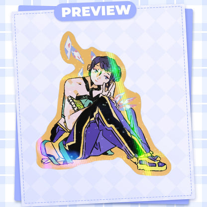 KPop Demon Hunters: Zoey | 3x3" sticker