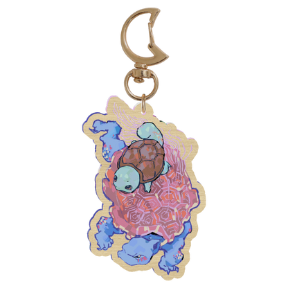 🪩: mino turtle | 2.75" wood charm