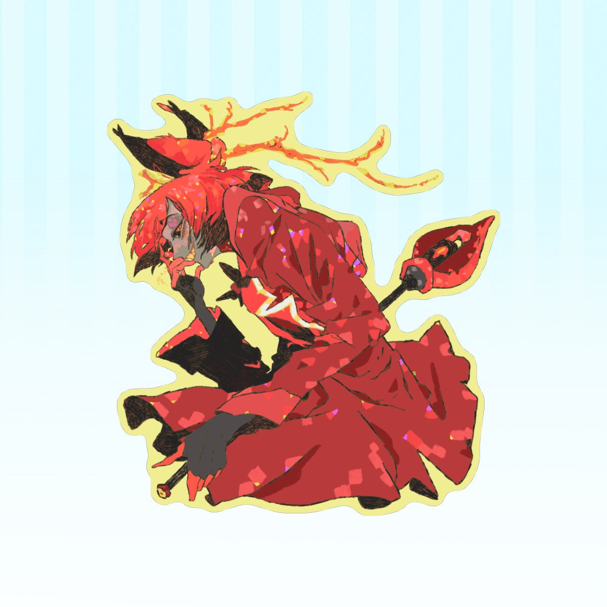 👹 🏨: alastor | 3" sticker