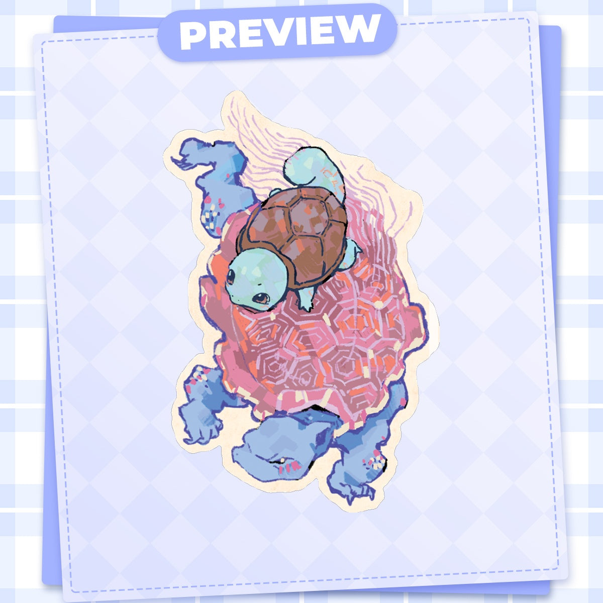 Pokemon: Squirtle | 3x3" sticker