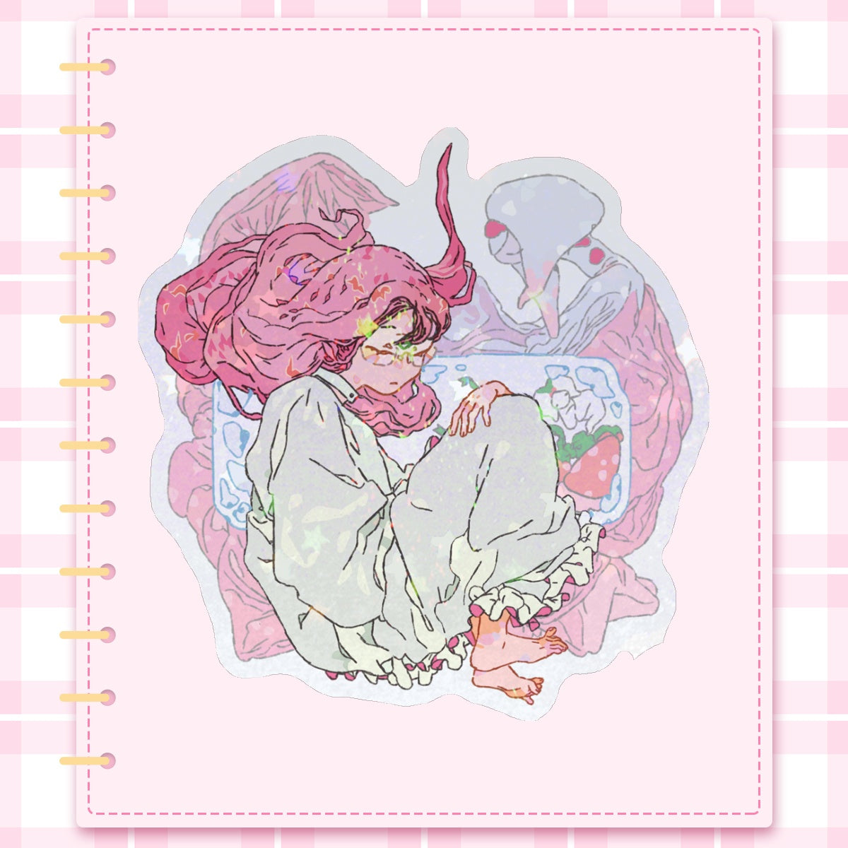alnst: mizi | 3" holo sticker