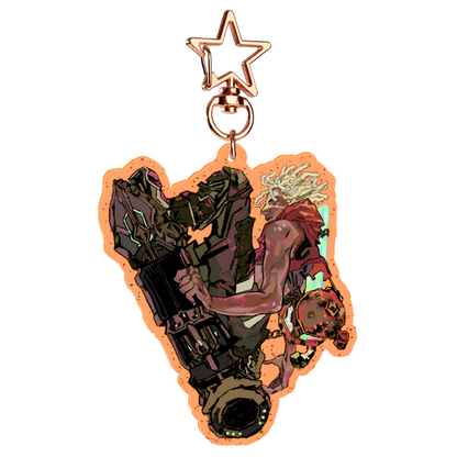 Arcane: Ekko | 7cm glitter colour-edge charm