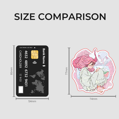 alnst: mizi | 3" holo sticker