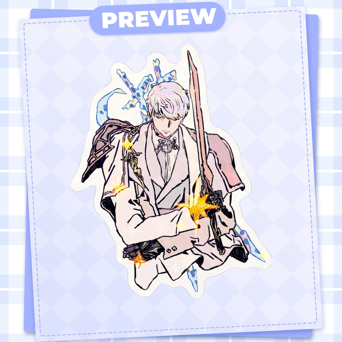 Love in Deepspace: Xavier | 3x3" sticker