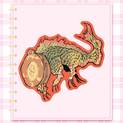 youkai: wallet | 3" sticker