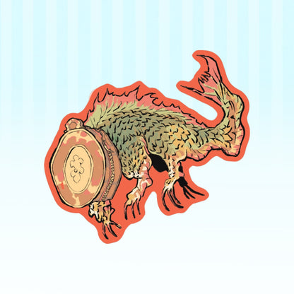 youkai: wallet | 3" sticker