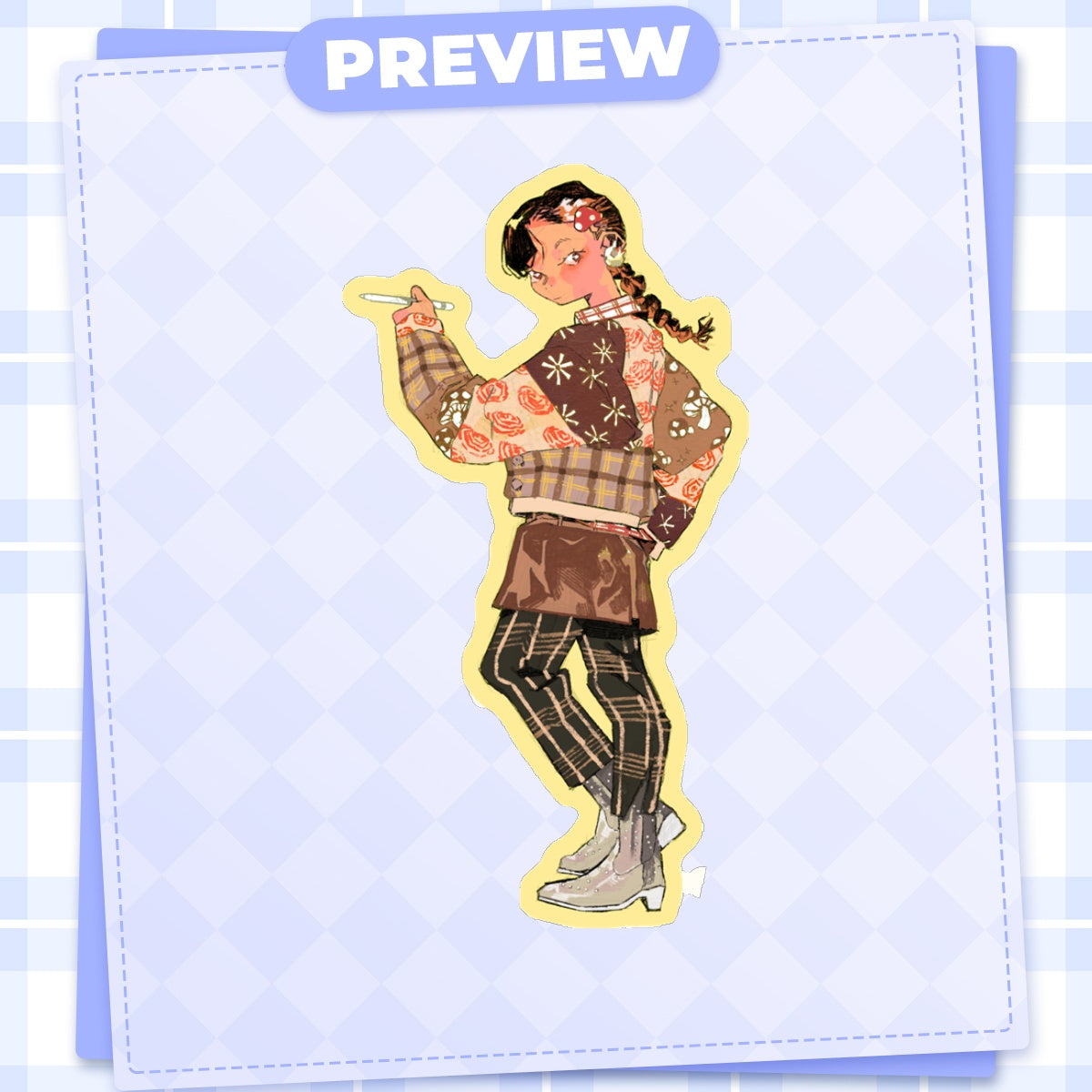 Girls Girls Girls: Winter | 3x3" sticker