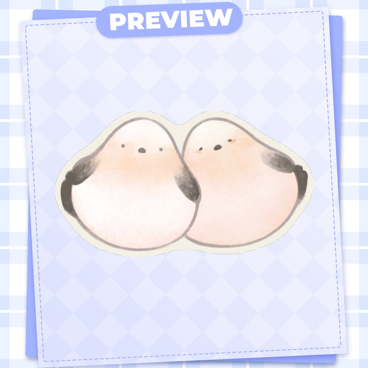 🐧: shima engas | 3" sticker