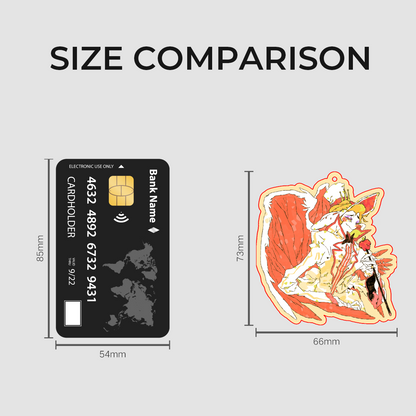 👹 🏨: lucifer | 2.75" glitter color charm