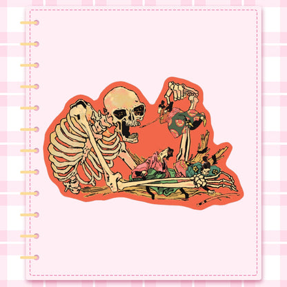youkai: skeleton | 3" sticker