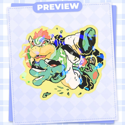 Mario: Bowser | 3x3" sticker