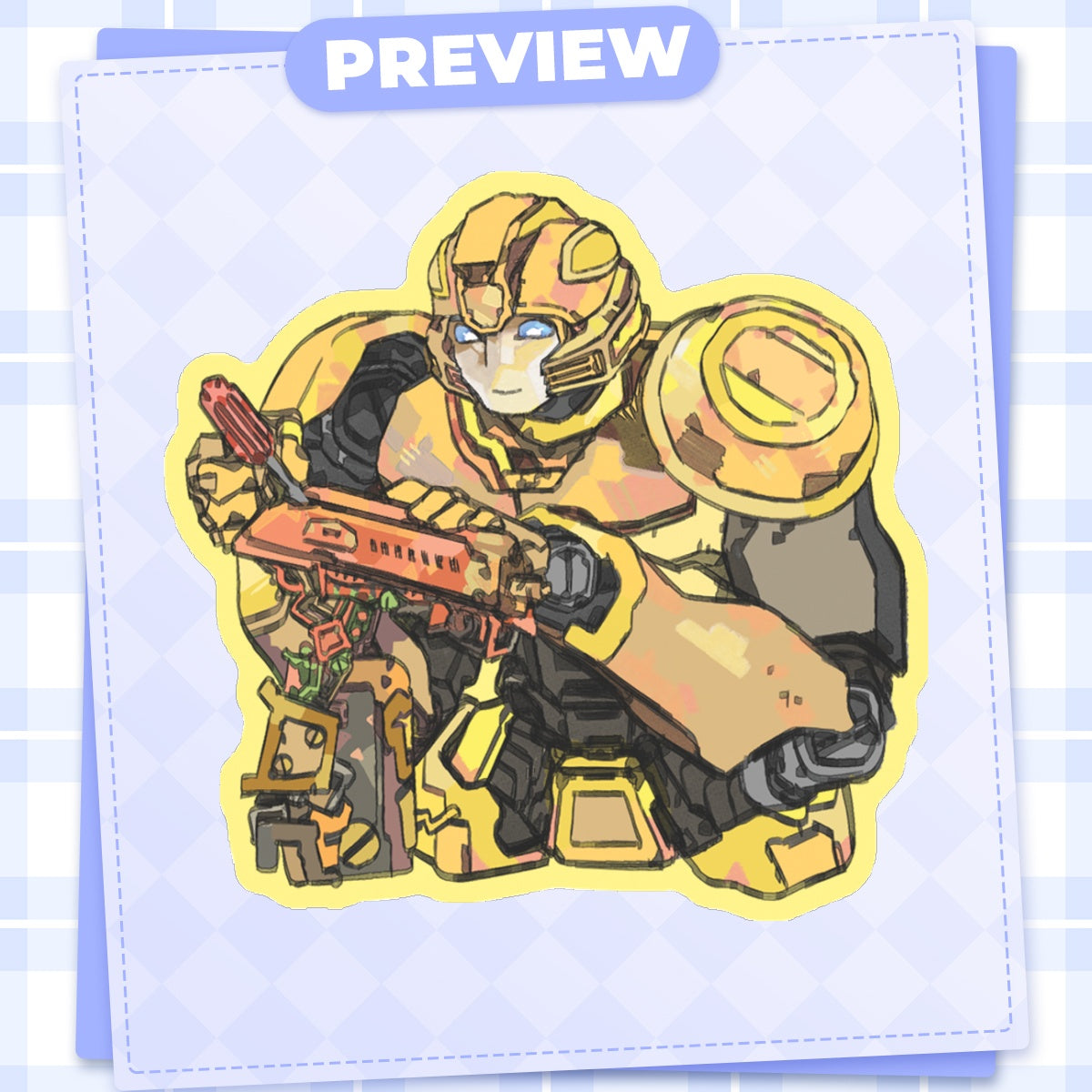 Transformers One: Bumblebee | 3x3" sticker