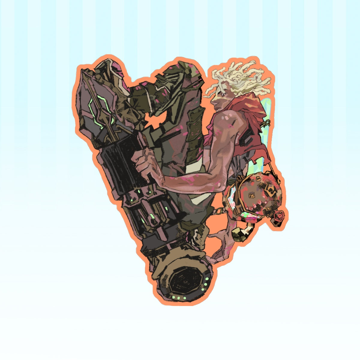 🔫: ekko | 3" sticker