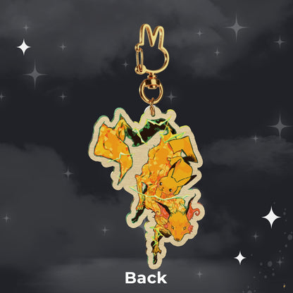 🪩: raijyu  | 2.75" wood charm
