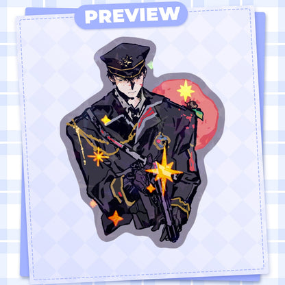 Love in Deepspace: Caleb | 3x3" sticker