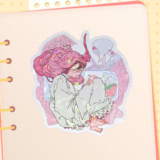 alnst: mizi | 3" holo sticker