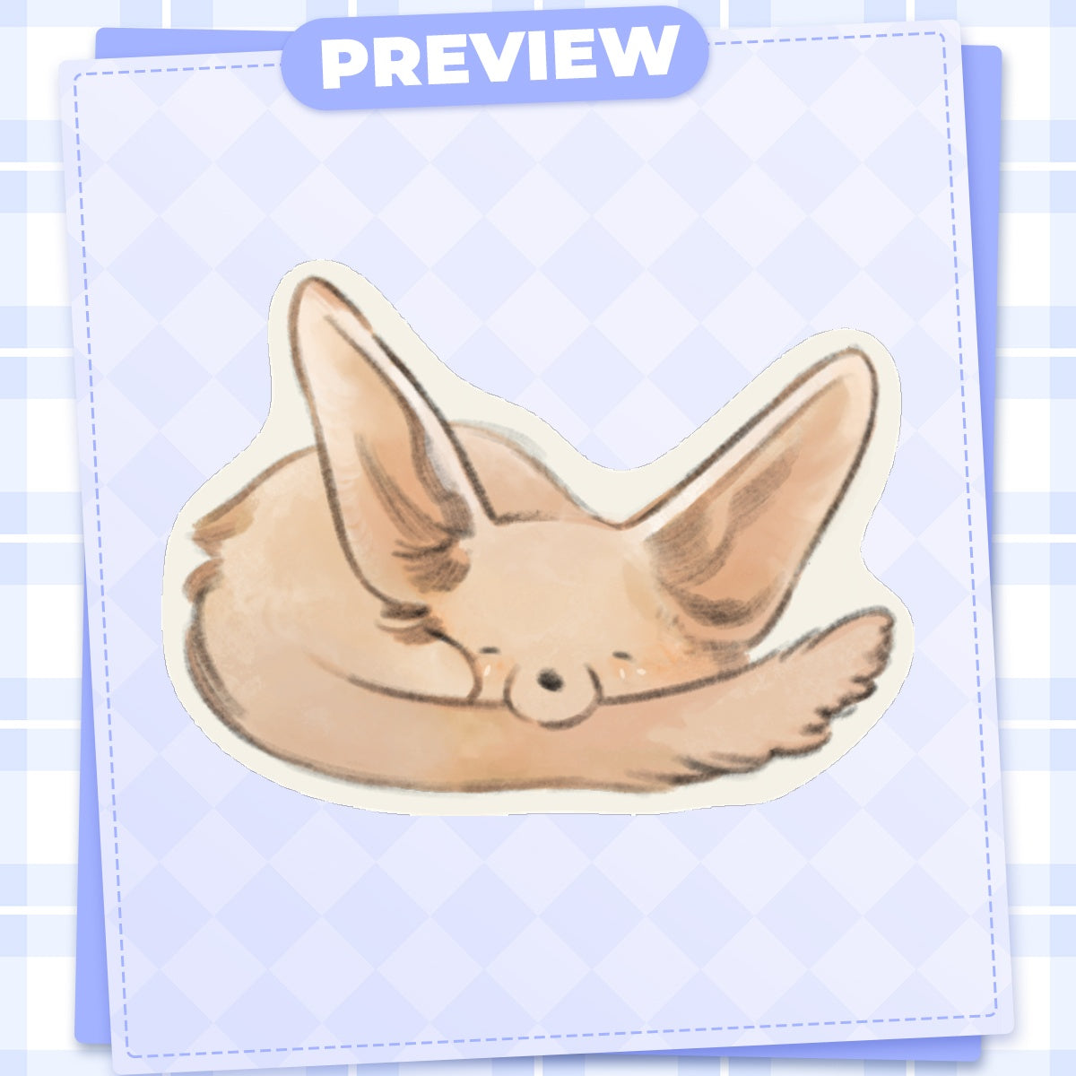 🦊: smol fox | 2.5" sticker