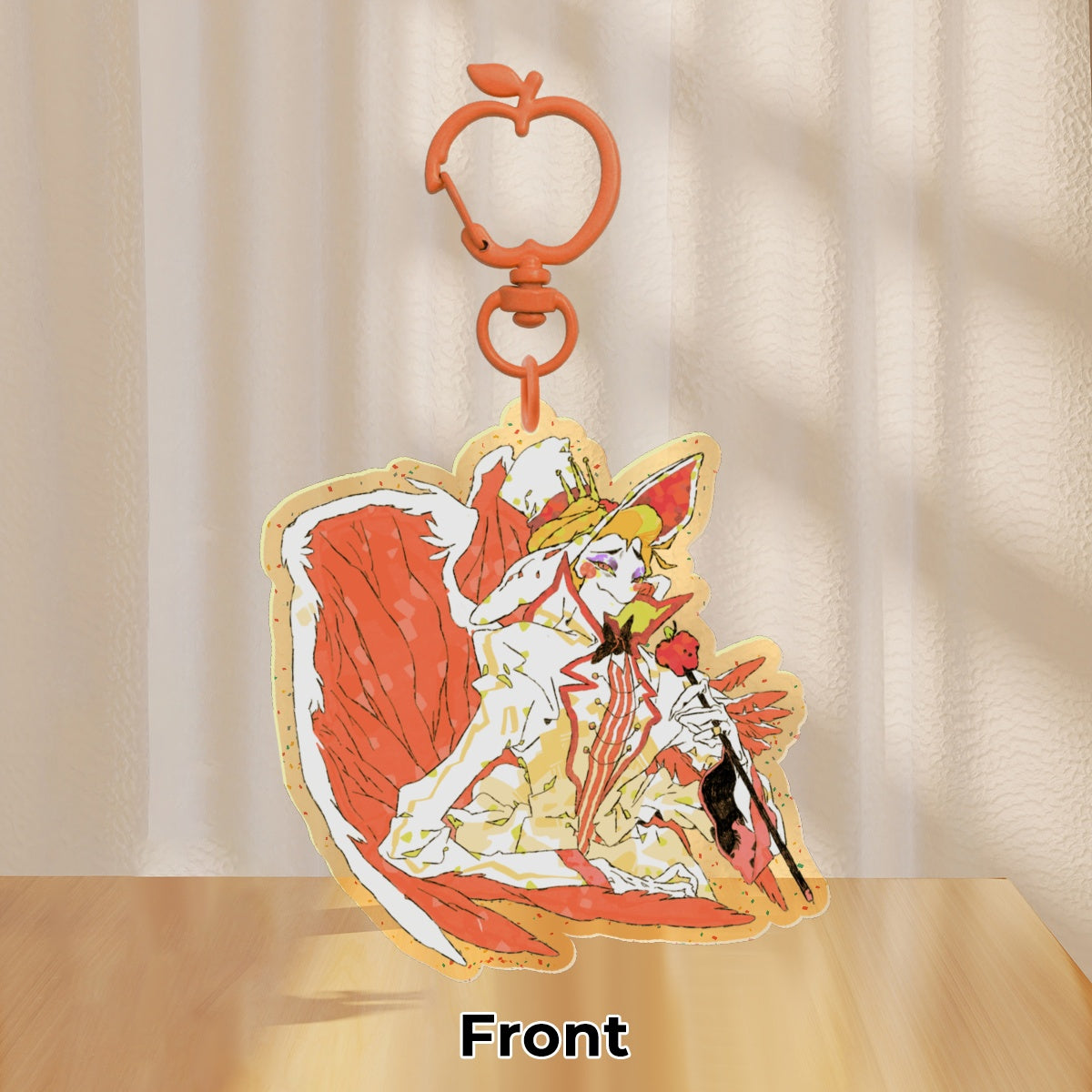 👹 🏨: lucifer | 2.75" glitter color charm