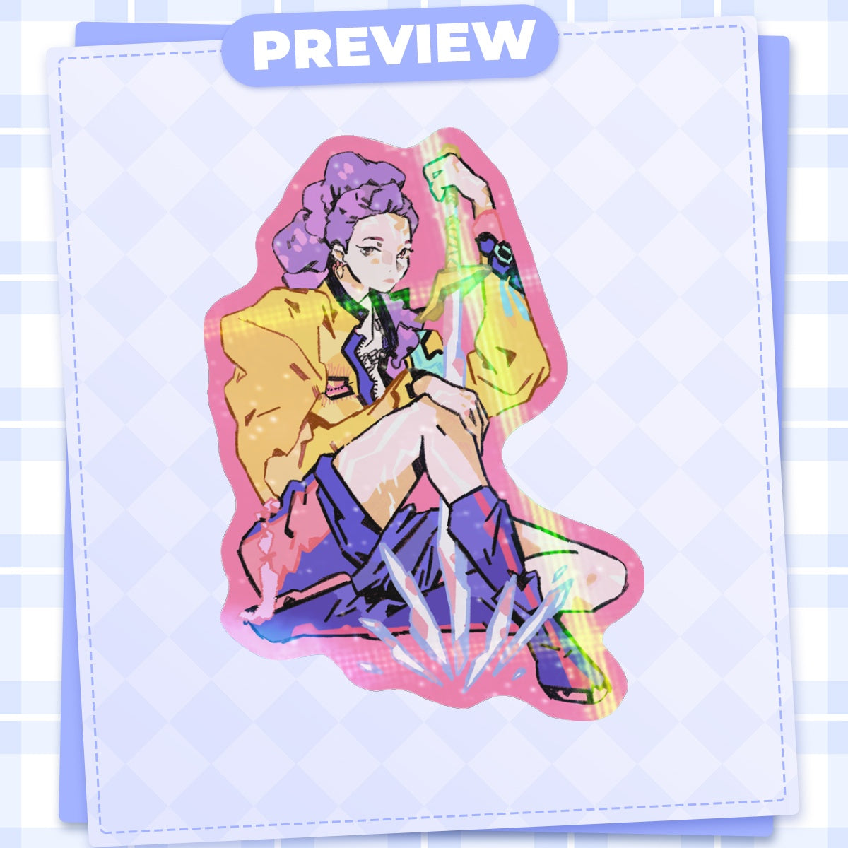 KPop Demon Hunters: Rumi | 3x3" sticker