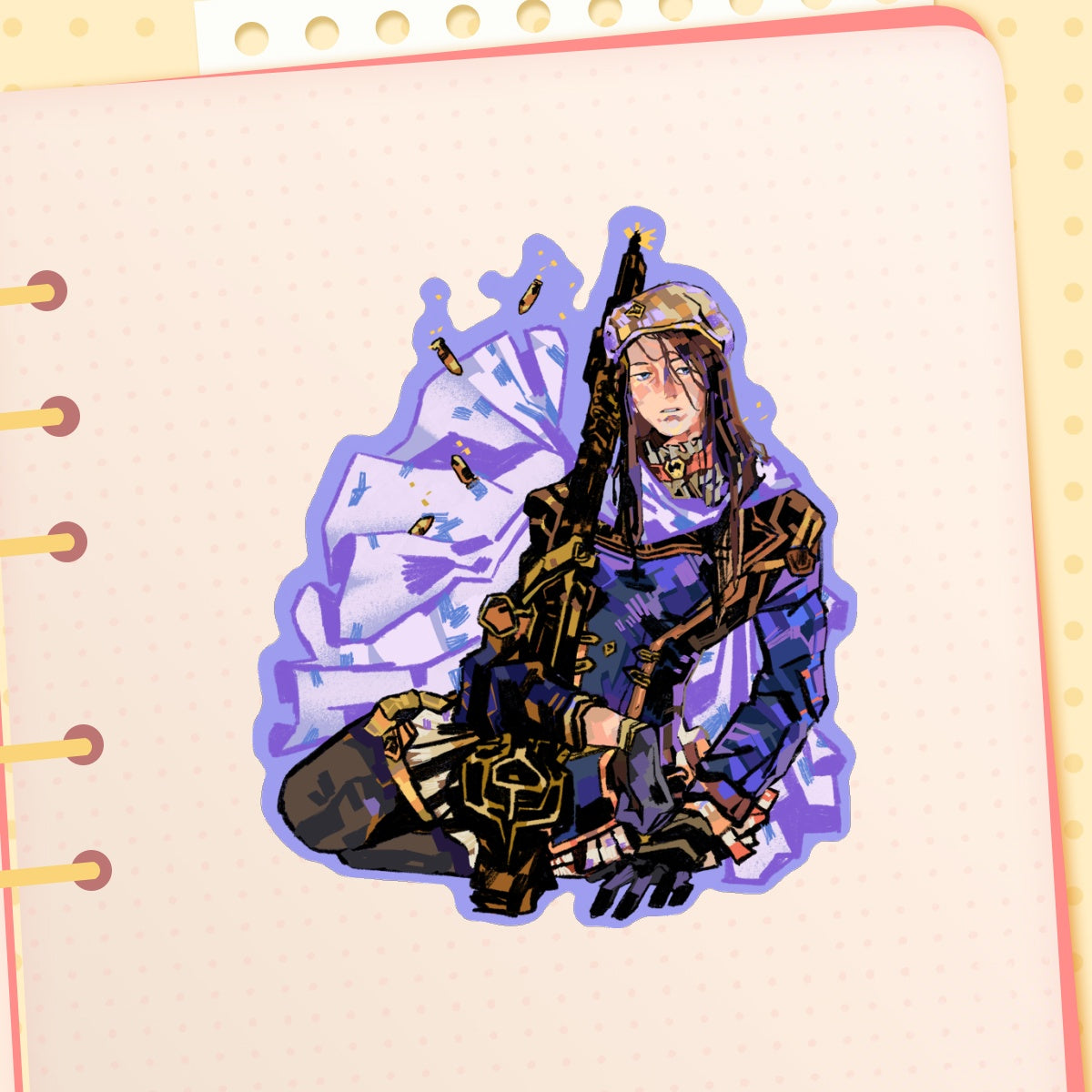 🔫: caitlyn | 3" sticker