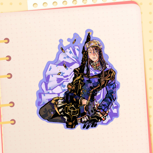🔫: caitlyn | 3" sticker