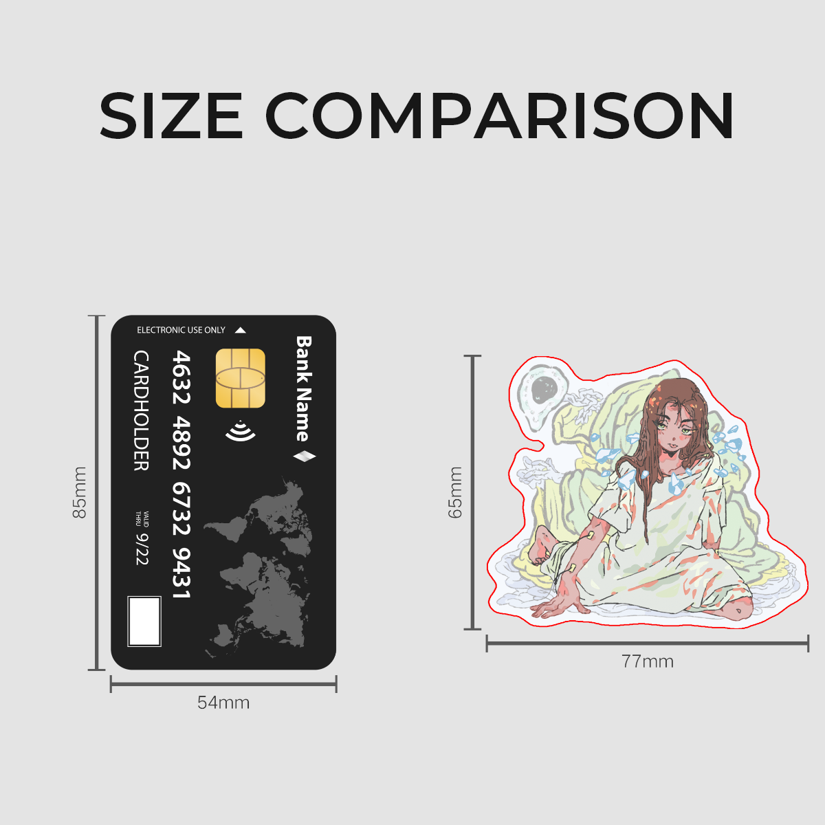 alnst: hyuna | 3" holo sticker