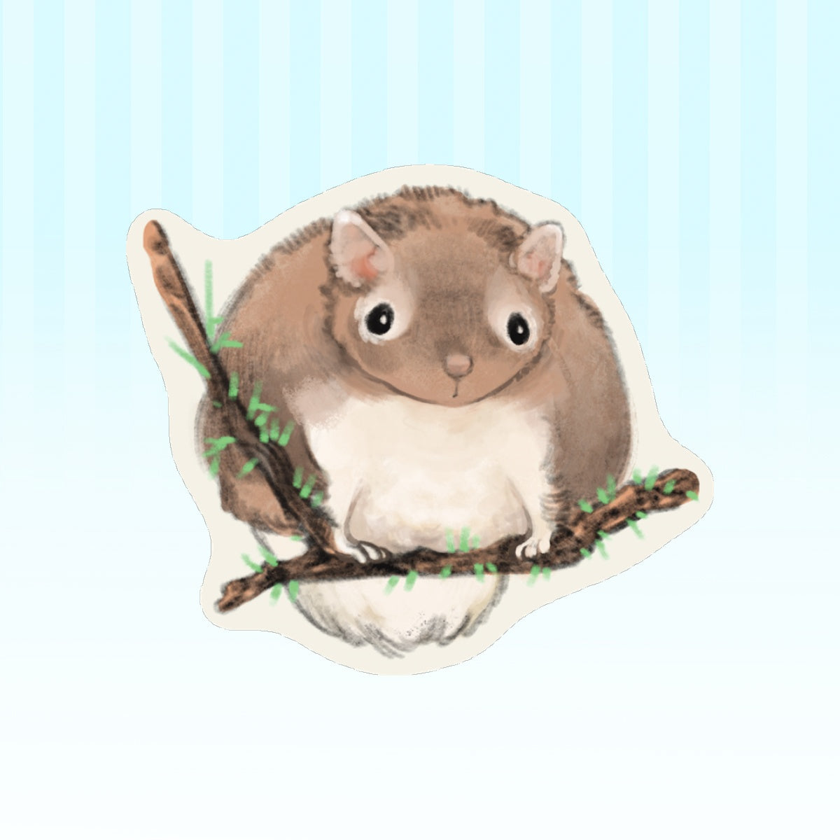 🦊: squirrel | 2.5" sticker