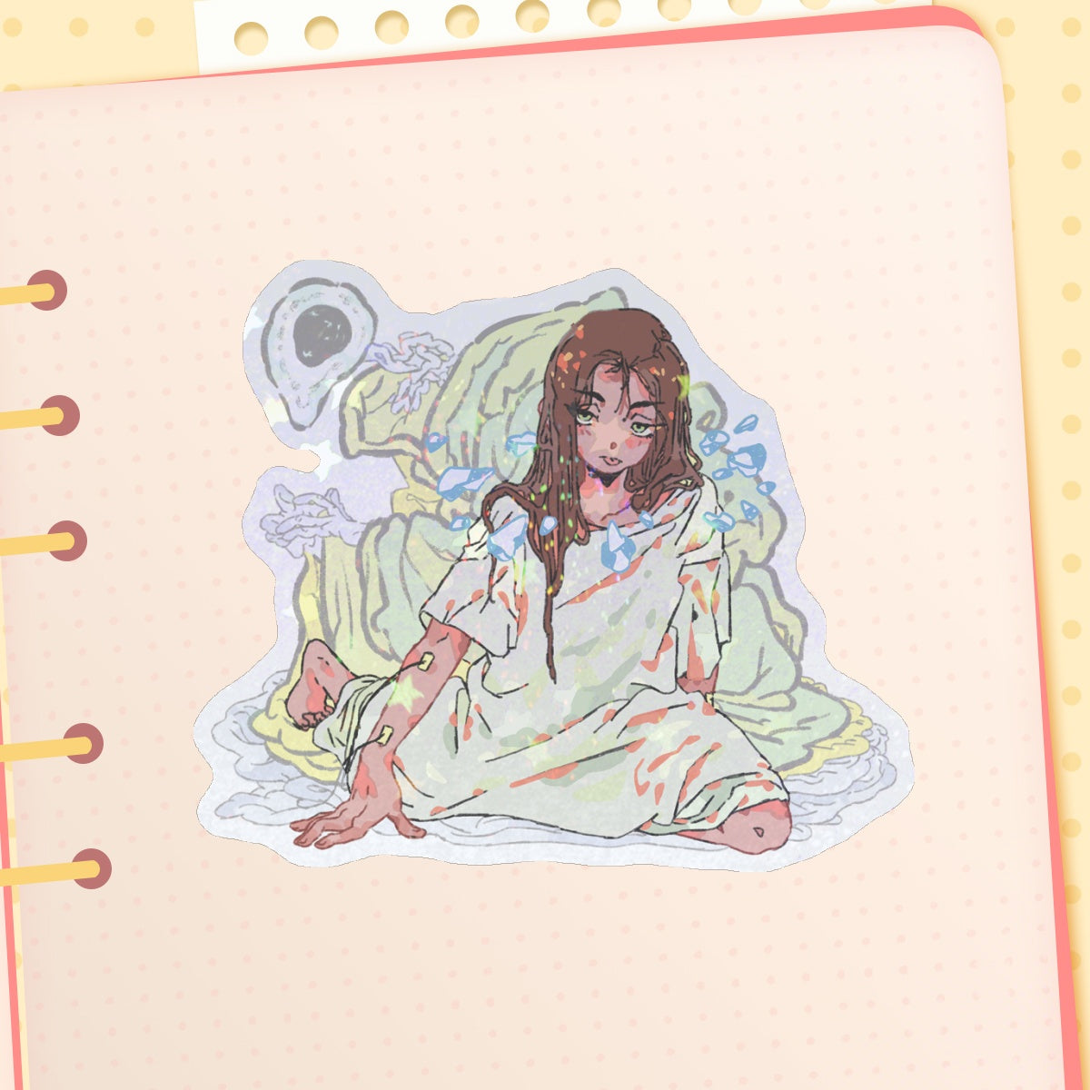 alnst: hyuna | 3" holo sticker