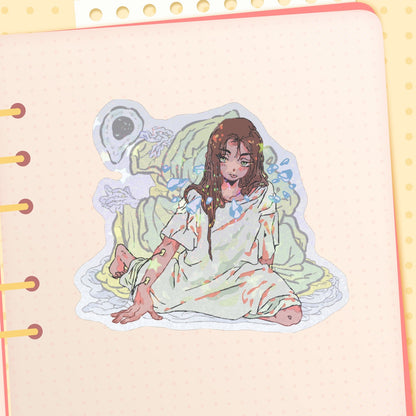 alnst: hyuna | 3" holo sticker