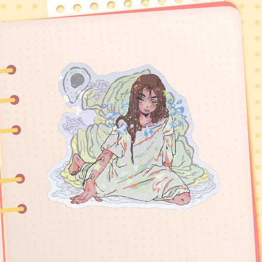 alnst: hyuna | 3" holo sticker