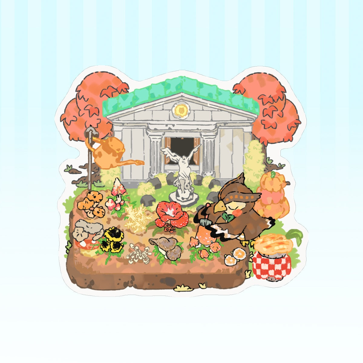 ac: blathers | 3" sticker