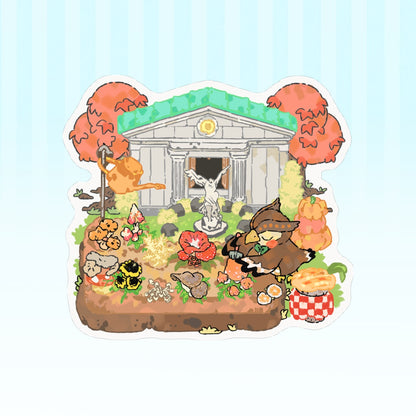 ac: blathers | 3" sticker