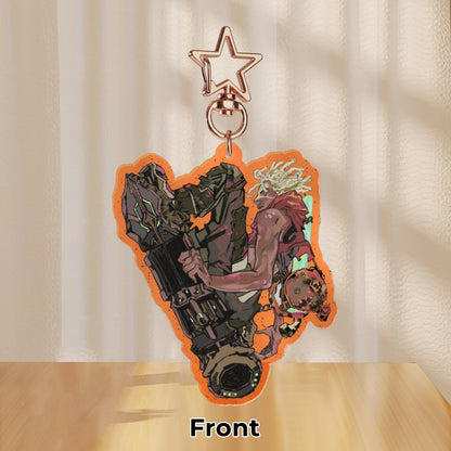 Arcane: Ekko | 7cm glitter colour-edge charm