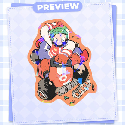 Mario: Mario | 3x3" sticker