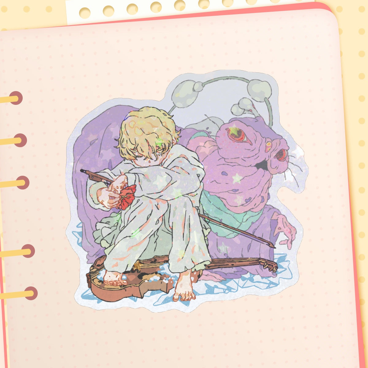 alnst: luka | 3" holo sticker