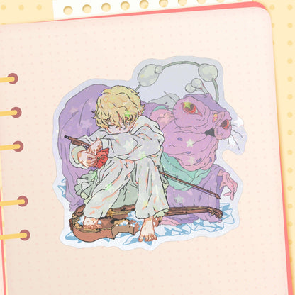 alnst: luka | 3" holo sticker